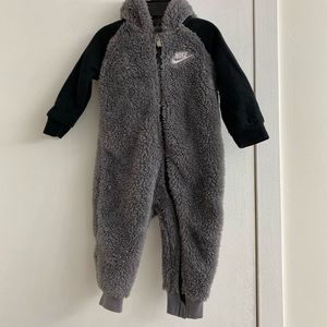 Nike infant Sherpa coveralls